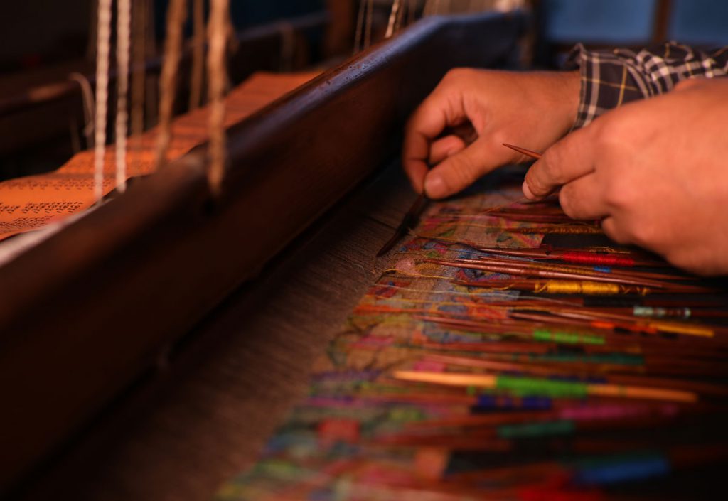 Shawl Weaving in Kashmir