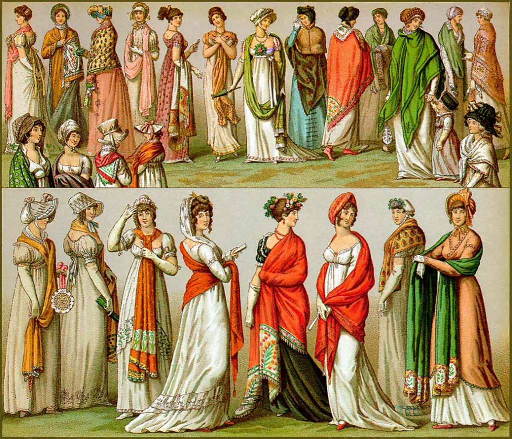 Cashmere was a fetish for most French women and remained so for a long - The Craze for Cashmere in 19th-century France