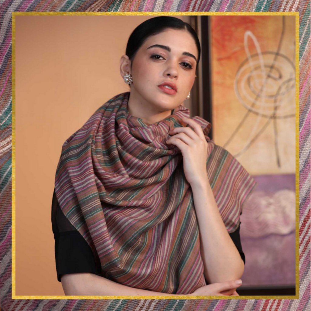 Colour-Striped-Cashmere-Wrap