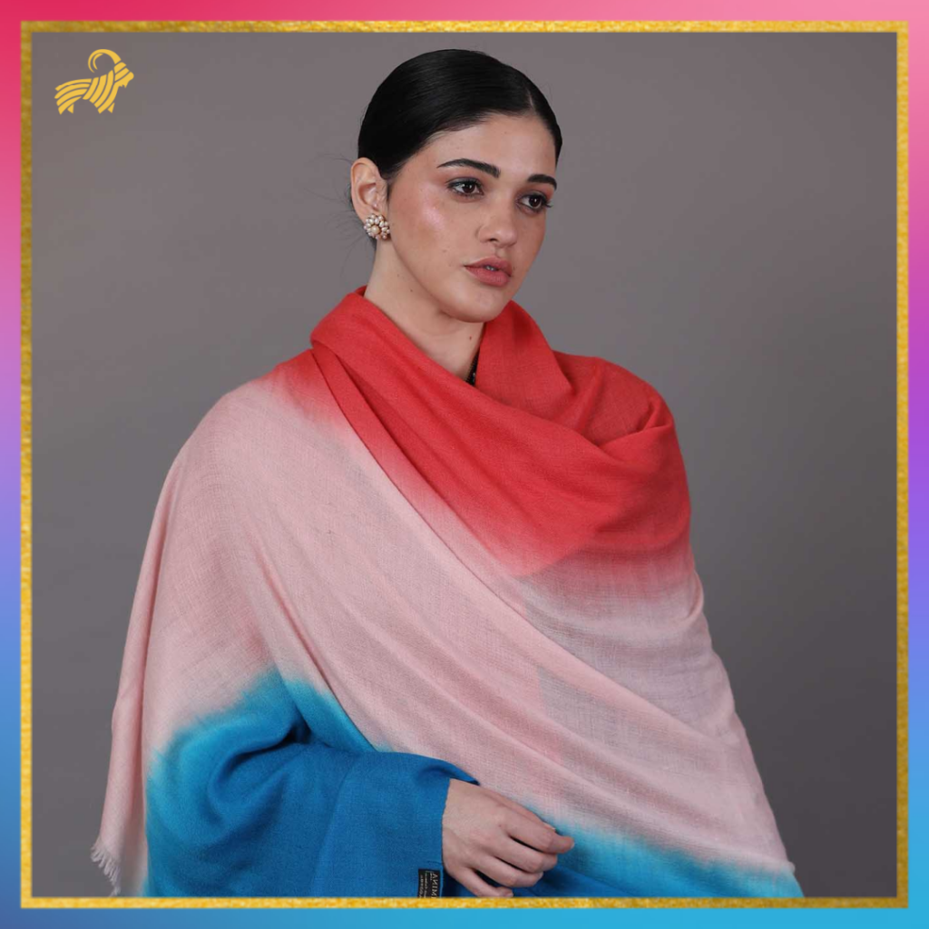Colour Trio Ombre Pashmina Shawl
