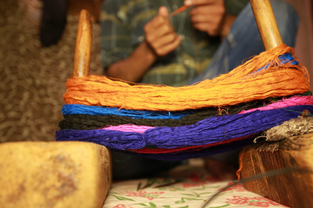 Making of Pashmina Shawl