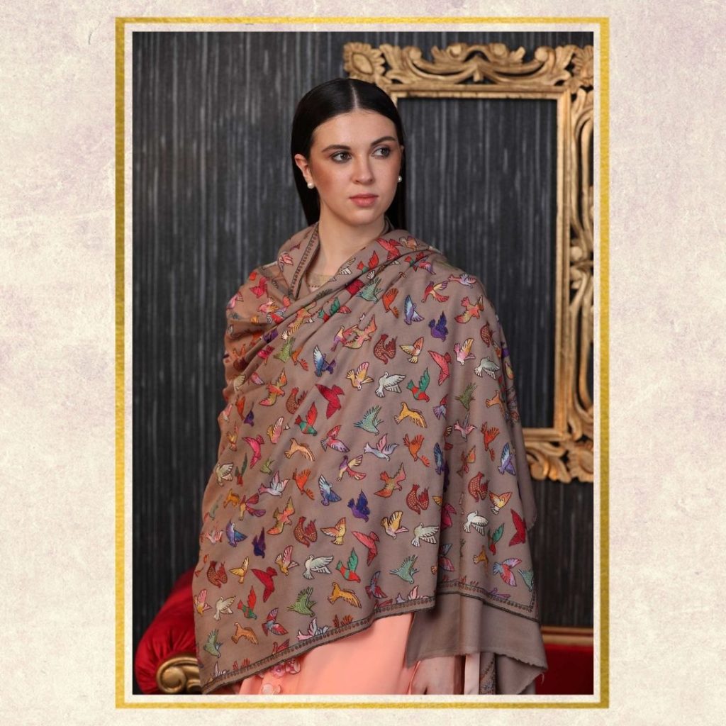 Embroidered Pashmina