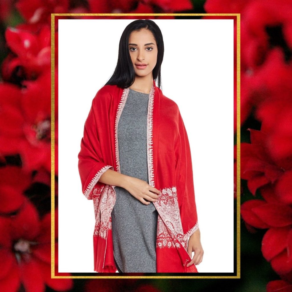 Embroidered Pashmina