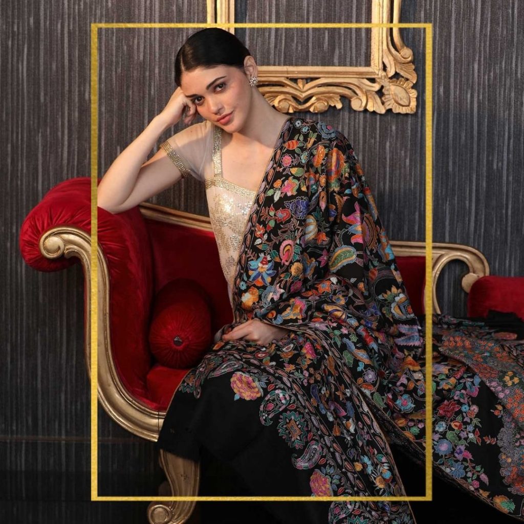 papier mache pashmina shawl