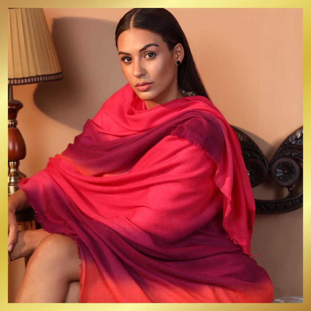 ombre pashmina