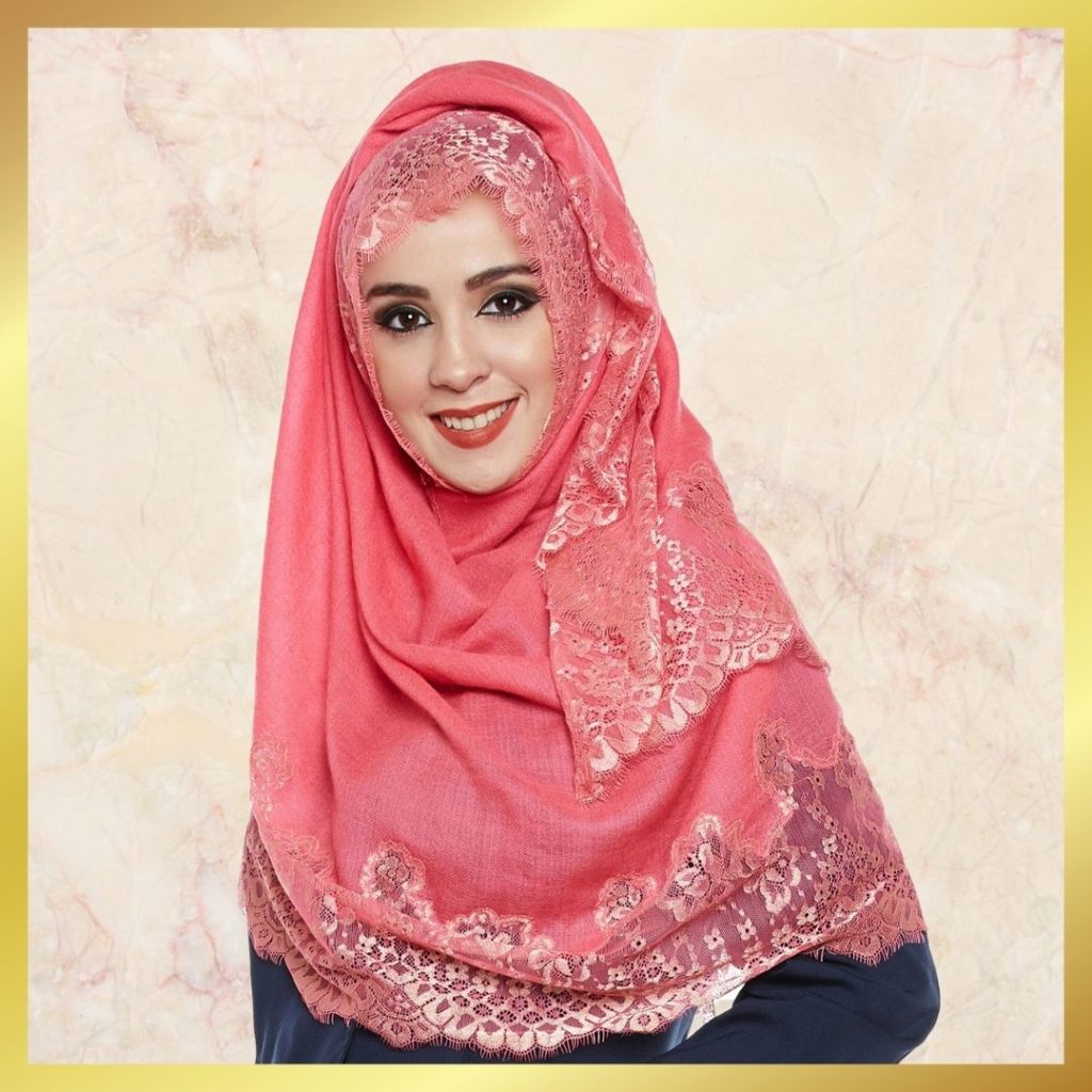 lace pashmina headscarf