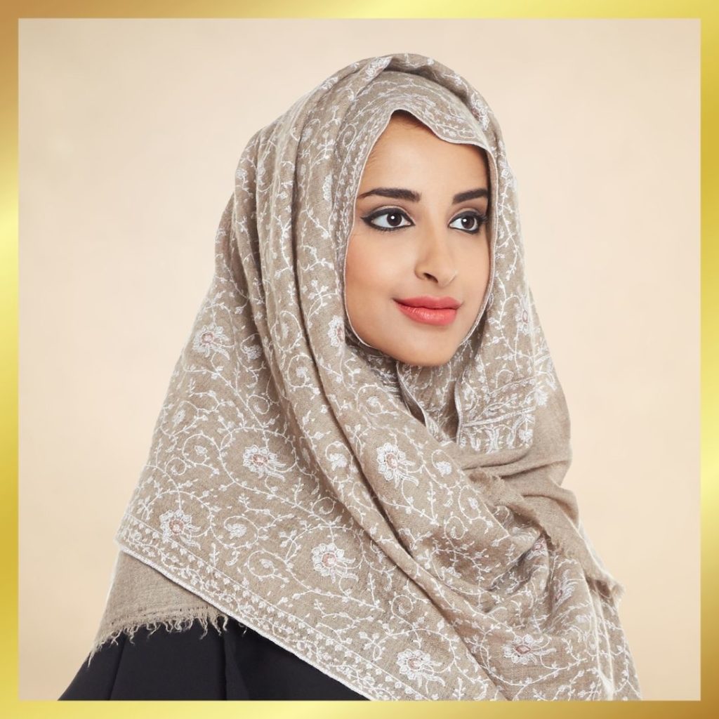 jaal pashmina headscarf