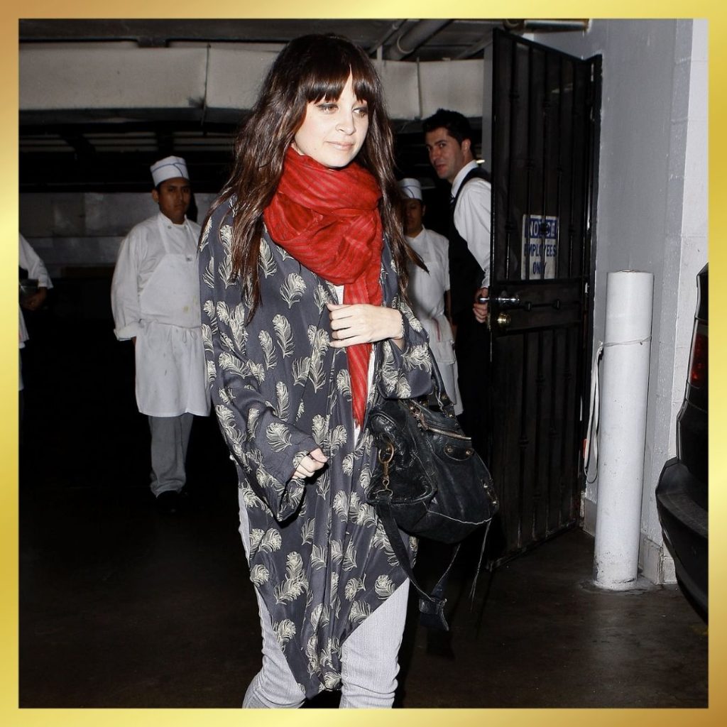 nicole richie in cashmere