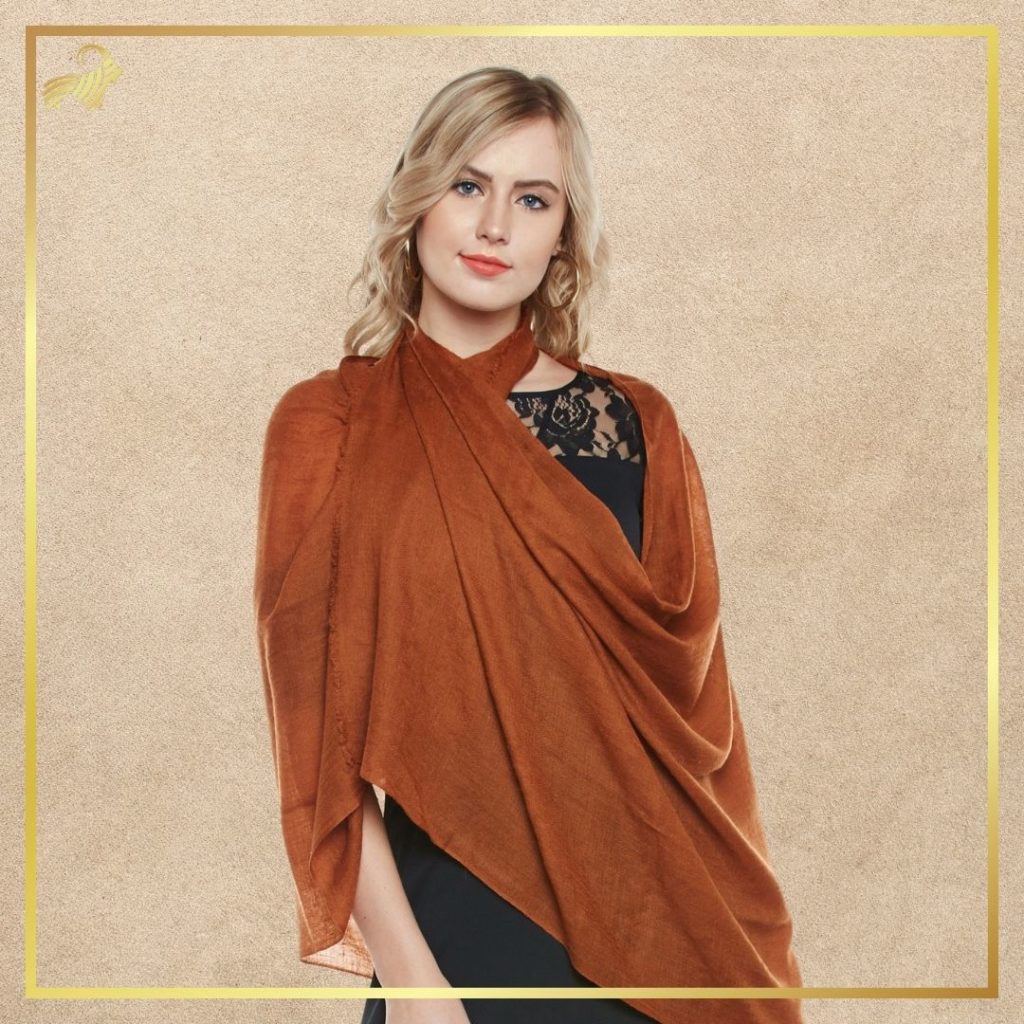 solid cashmere wrap