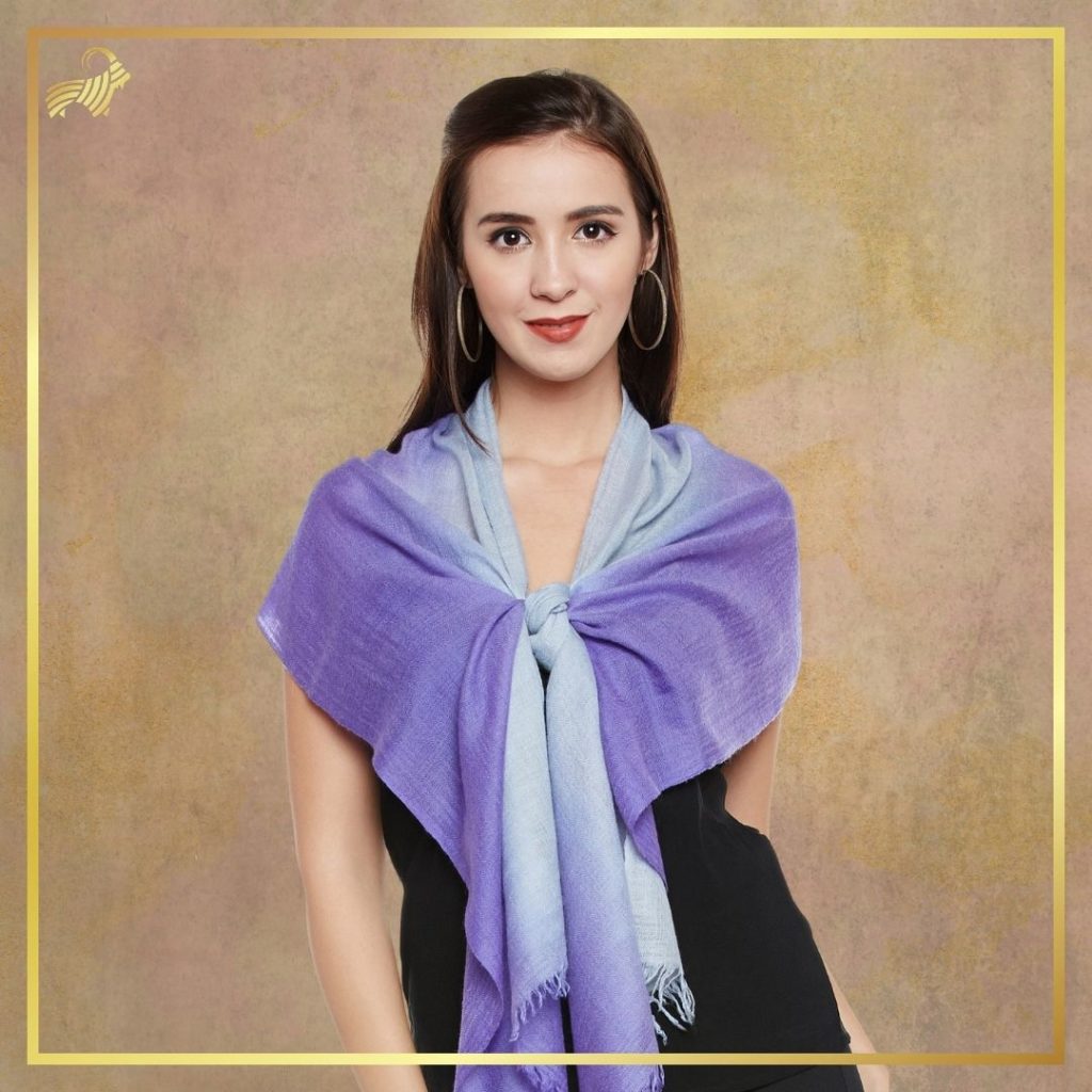 ombre pashmina scarf