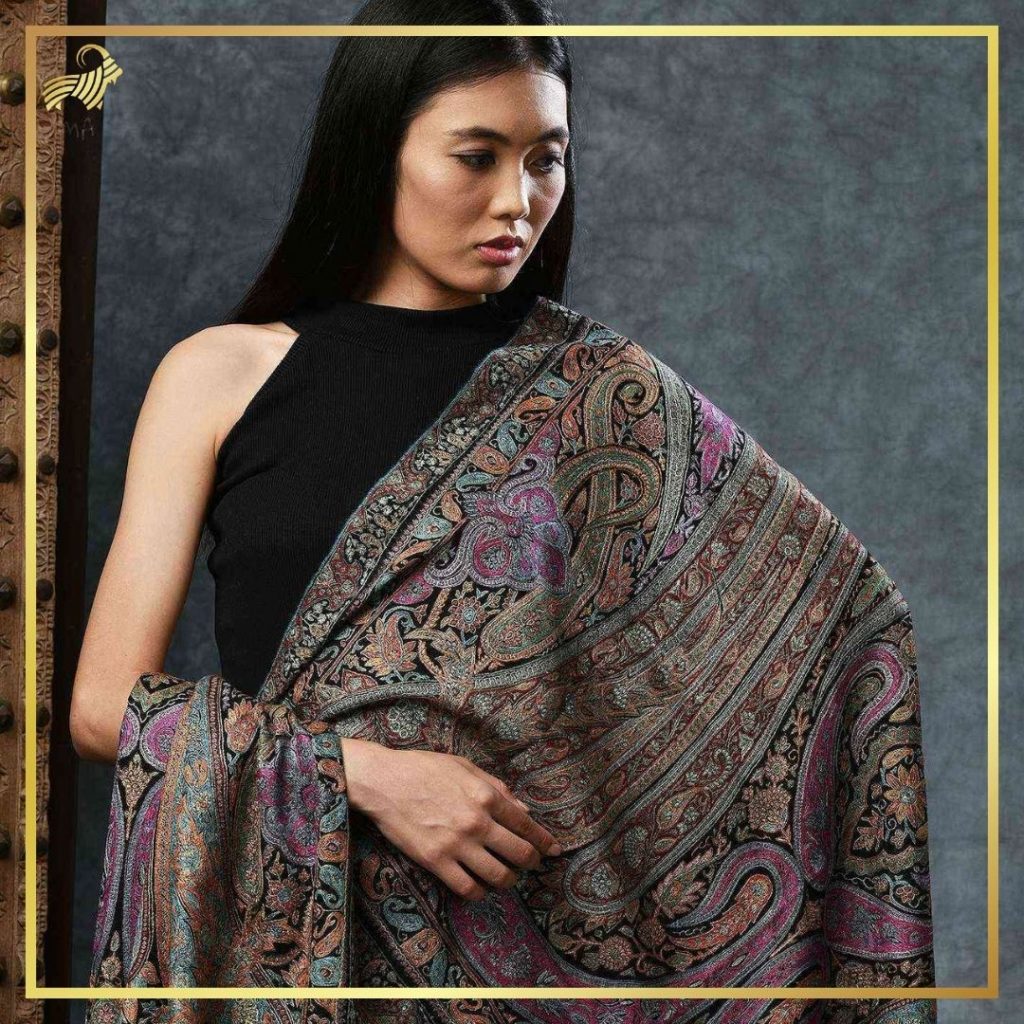 embroidered pashmina shawl