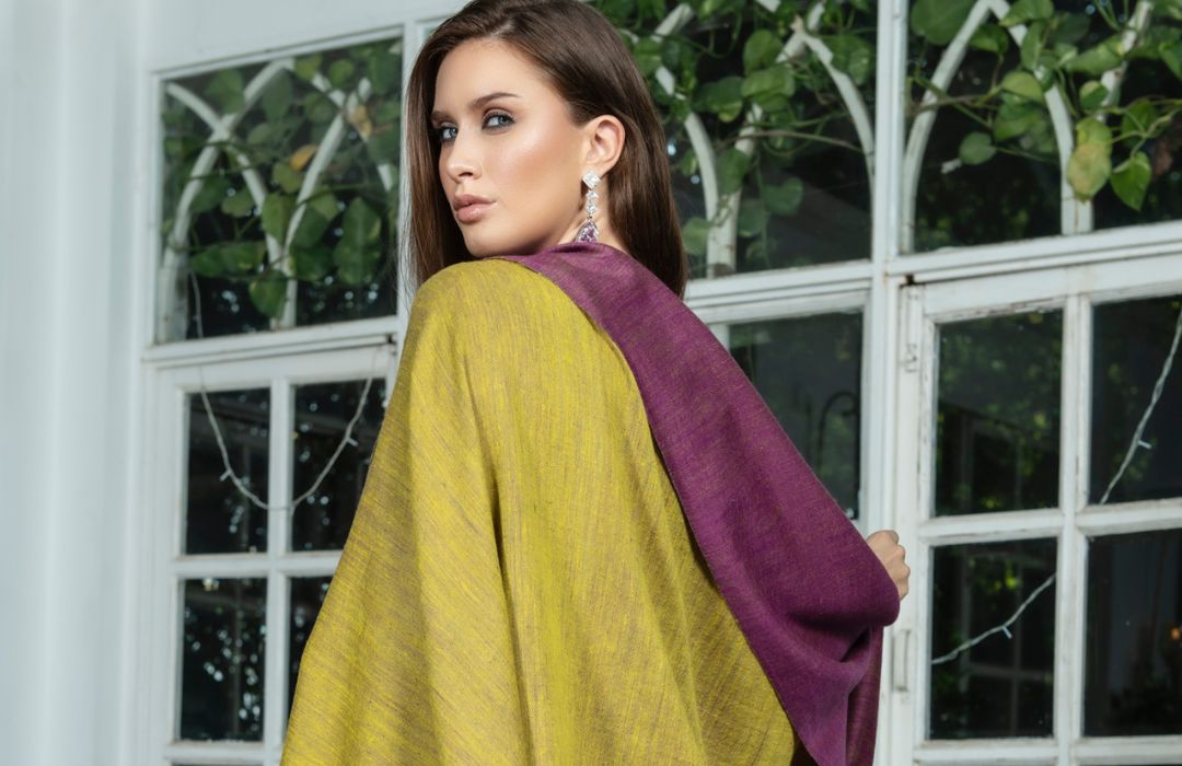 Reversible Cashmere Wrap