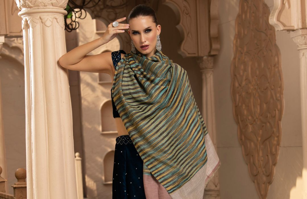 Patterned Pashmina