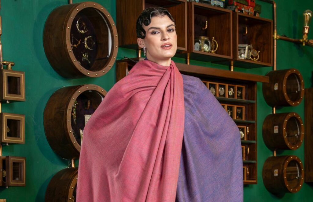 Reversible Pashmina Shawl