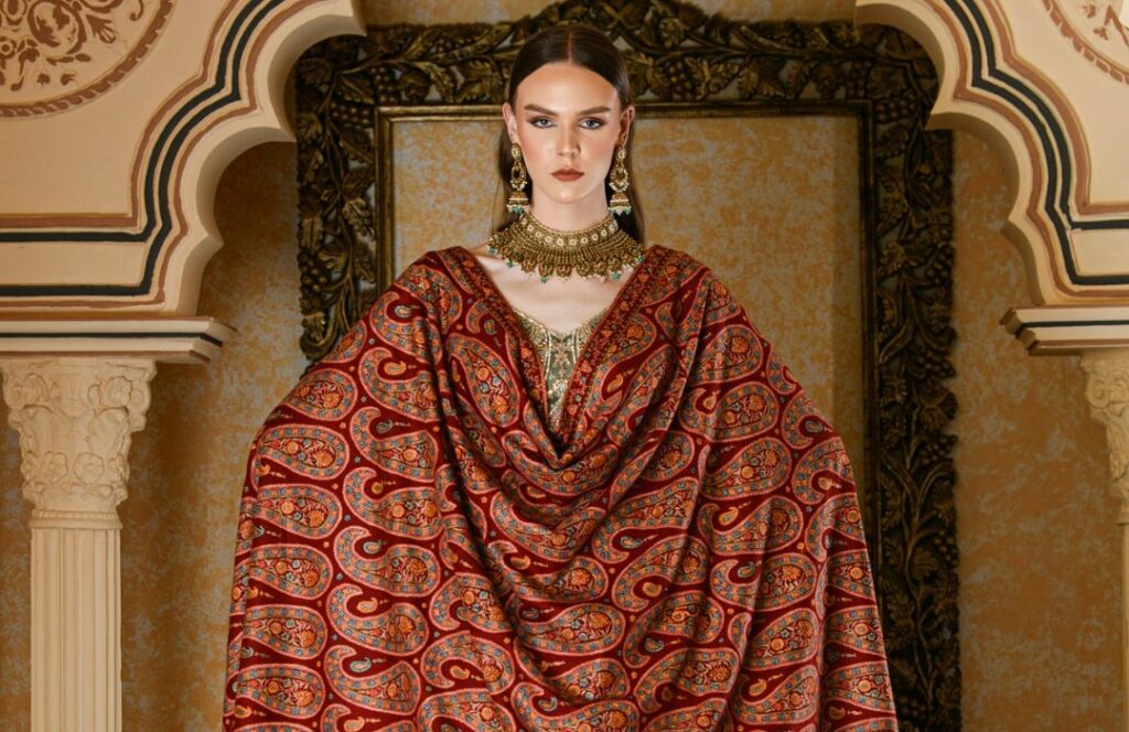 Embroidered Pashmina Shawl