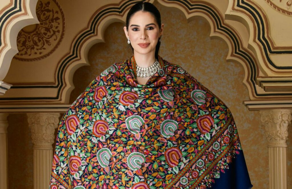 Embroidered Pashmina Shawl