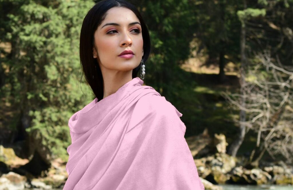 Pink Pashmina Shawl