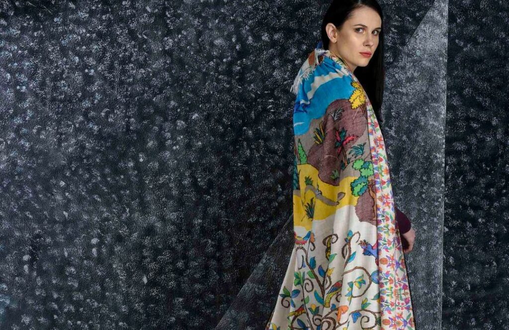 Tree of Life Kani Pashmina Shawl