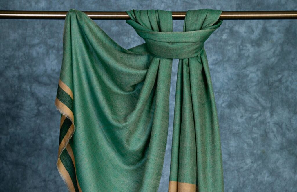 Men's Patterned Cashmere Scarf