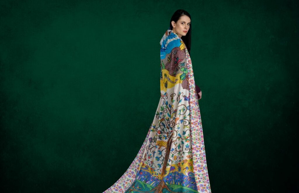 Tree of Life Kani Pashmina Shawl