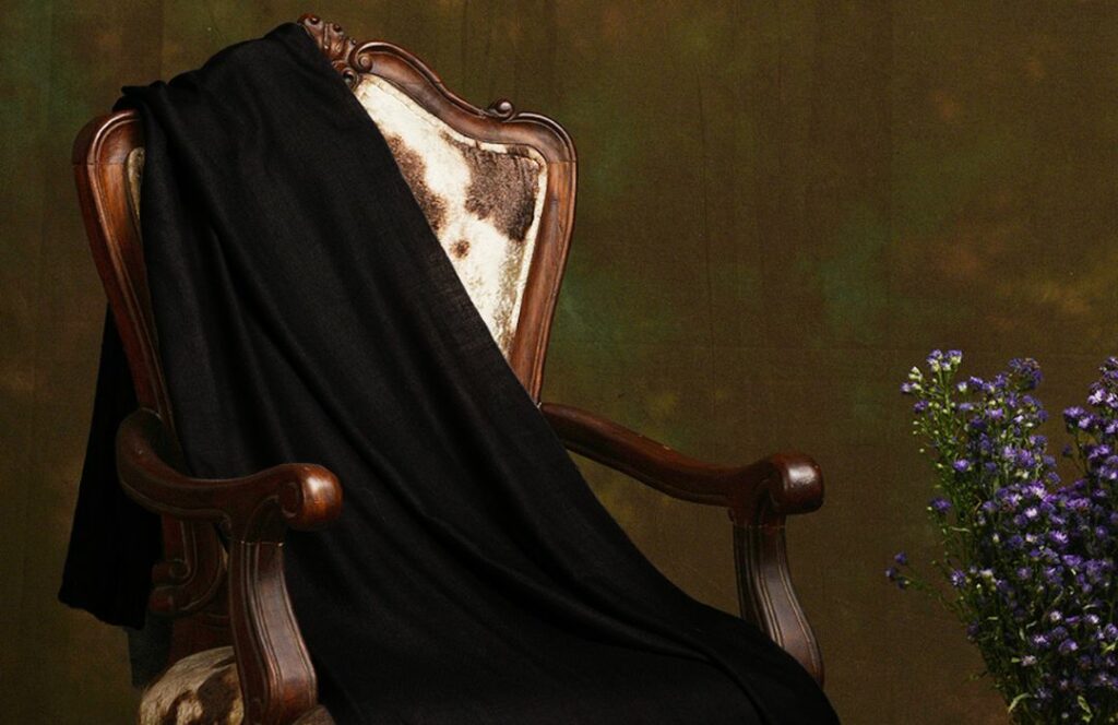 Black Pashmina Shawl