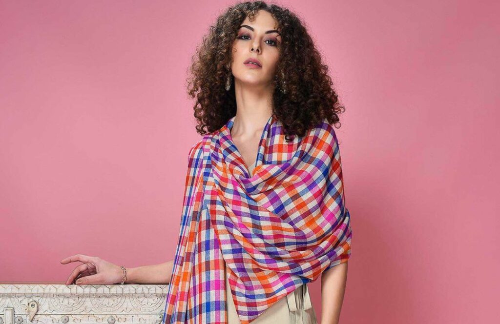 Patterned Cashmere Scarf