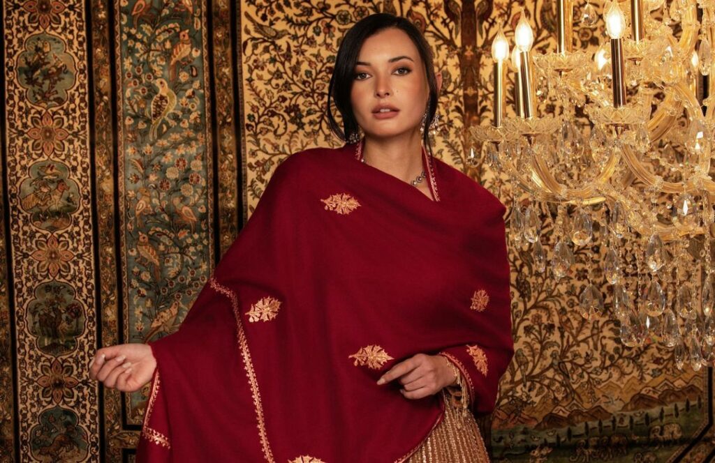 Maroon Cashmere Scarf