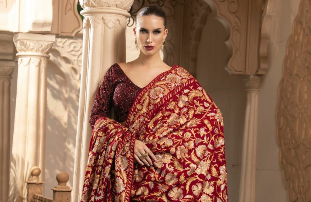 Bridal Zari Pashmina