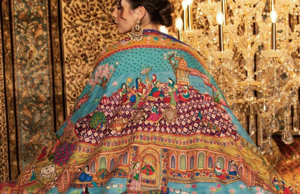 Kalamkari Pashmina Shawl