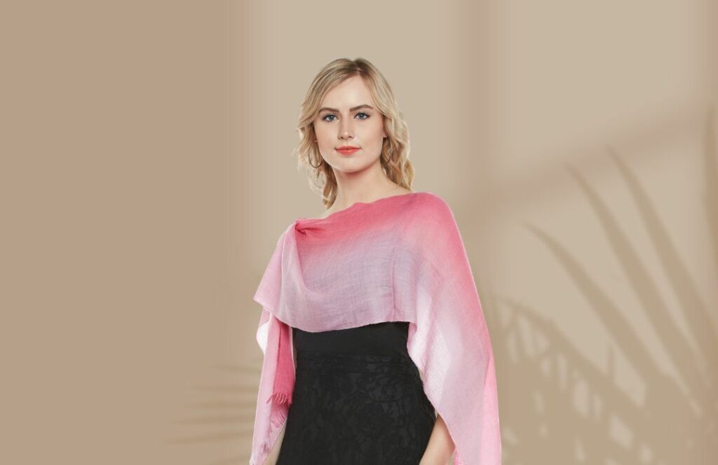 Ombre Cashmere scarf