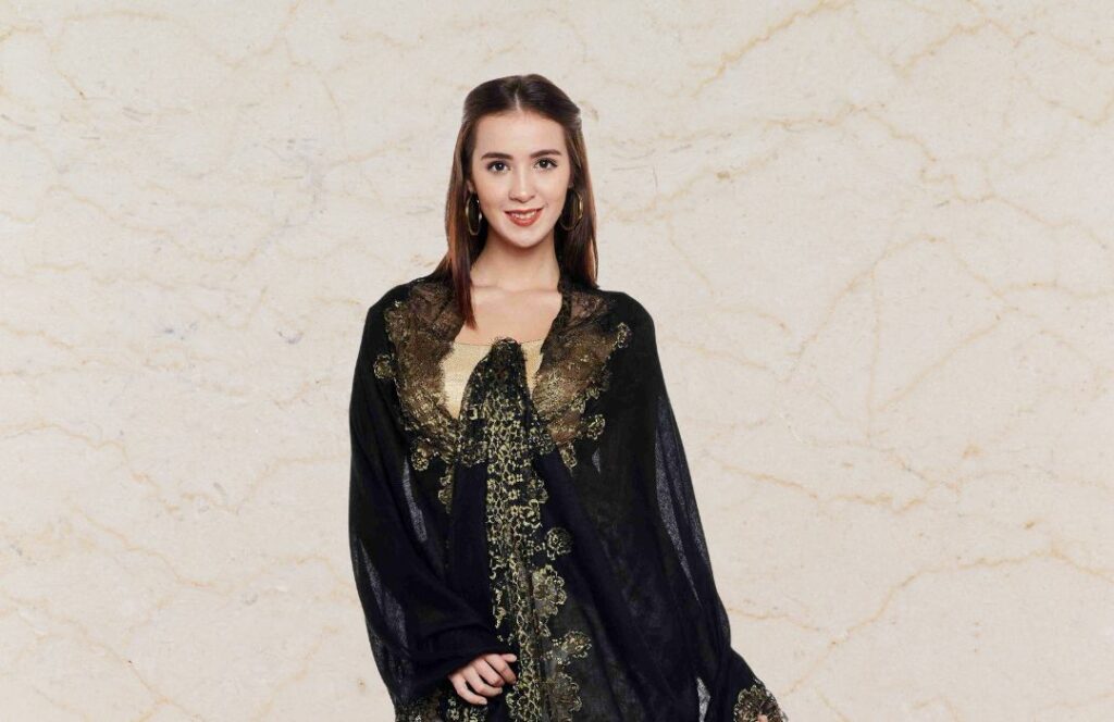 Laced Cashmere Wrap