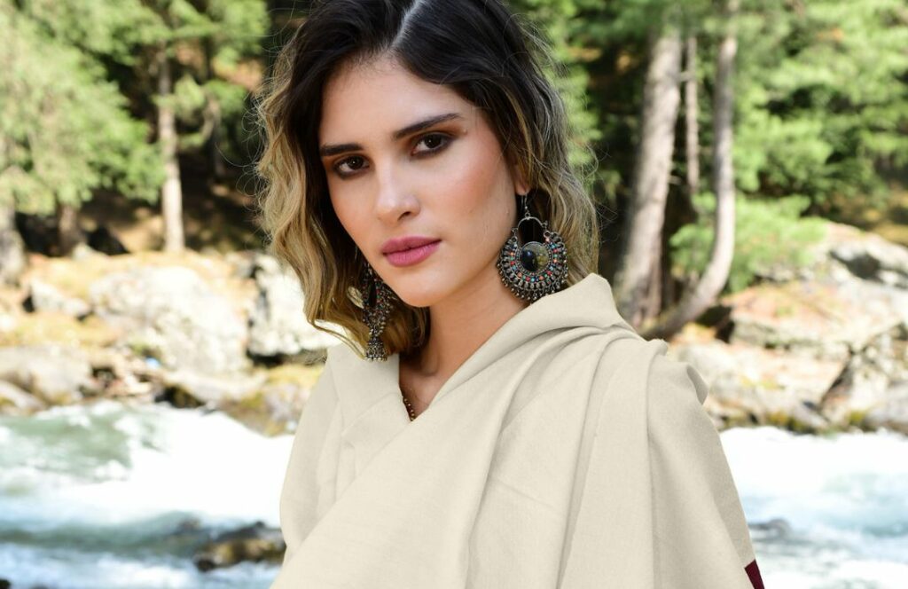 Ivory Cashmere Scarf