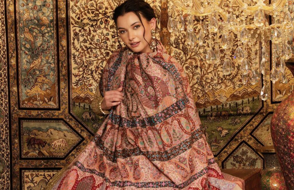 Kalamkari Pashmina Shawl