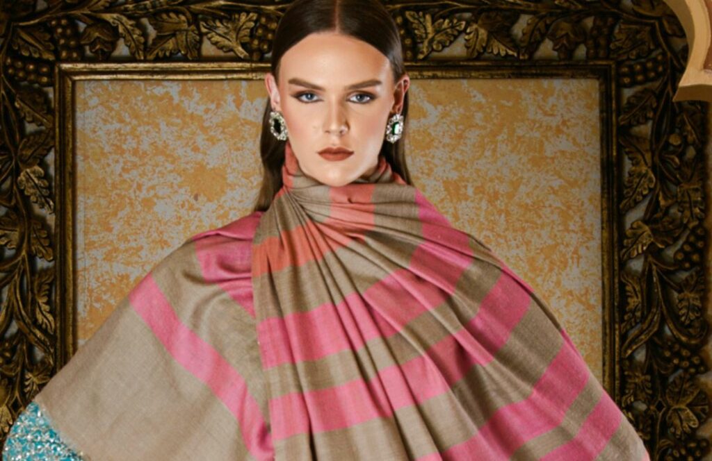 Patterned Pashmina Shawl