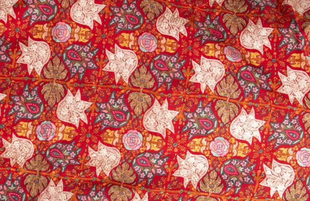 Chinar Leaf on a Pashmina Shawl