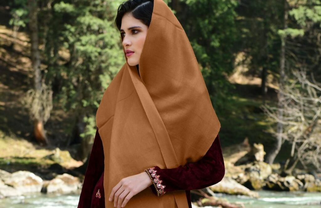 Brown Cashmere Scarf
